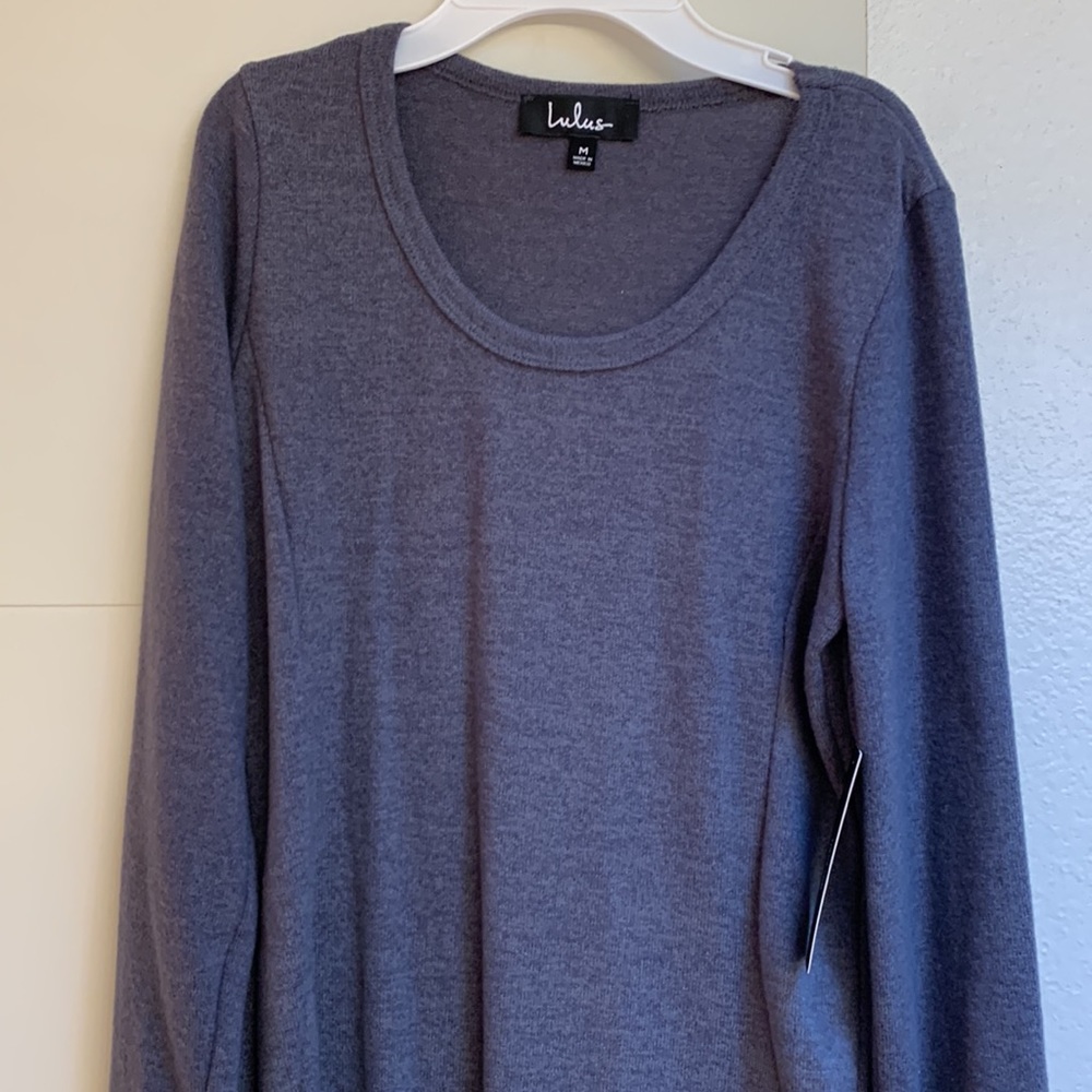 MIDI length sweater dress